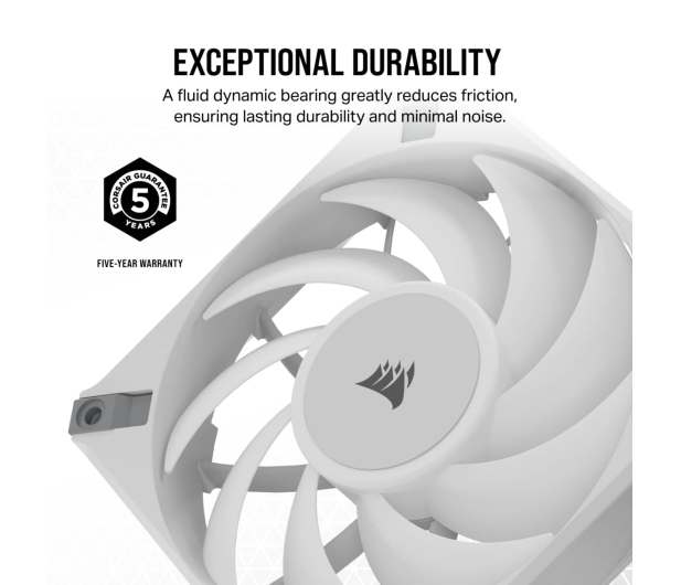 Corsair iCUE AF120 RGB ELITE PWM White 120mm - 1146807 - zdjęcie 8